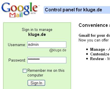 gmail for your domain