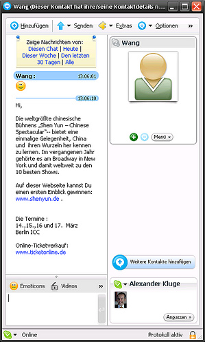 Skype Spam